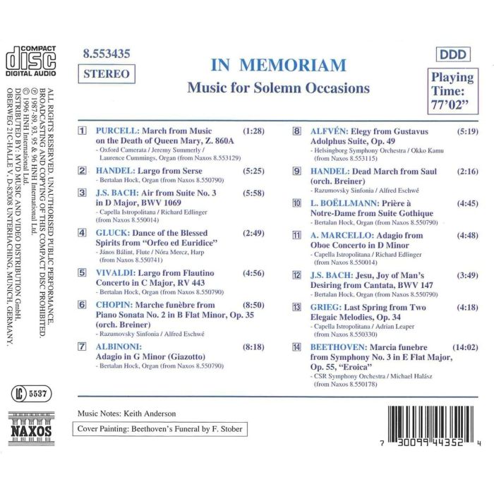 IN MEMORIAM - MUSIC FOR SOLEMN OCCASIONS - slide-1
