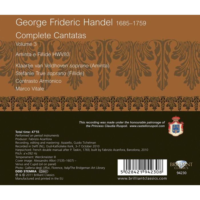Handel: Complete Cantatas Vol. 3 - slide-1