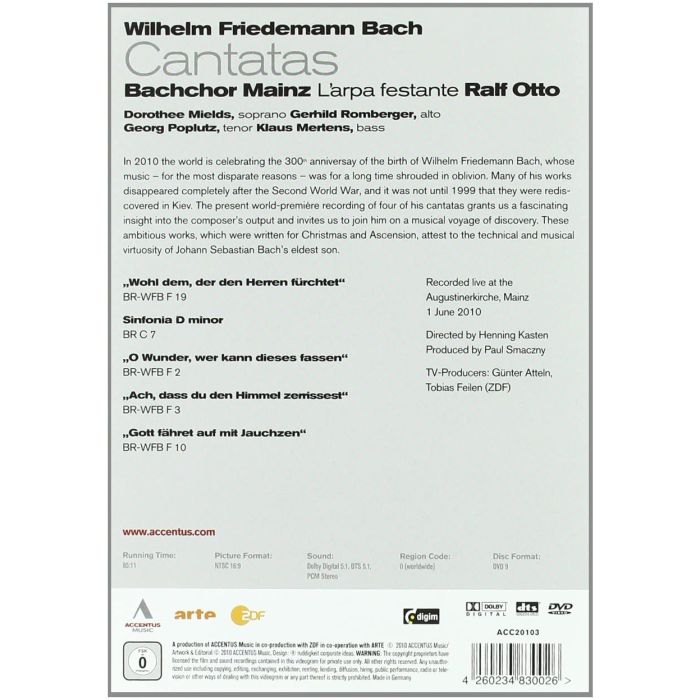 Bach W. F.: Cantatas - slide-1