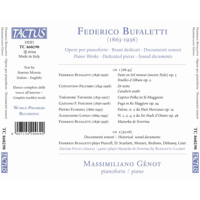 Bufaletti: Piano Works - slide-1