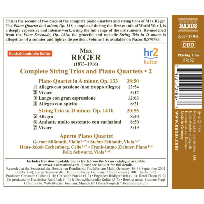 Reger: String Trios - slide-1