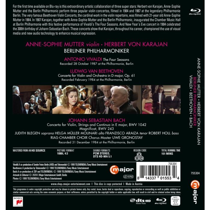 Mutter & Karajan: Violin Concertos - slide-1