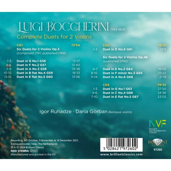 Boccherini: Complete Duets for 2 Violins - slide-1