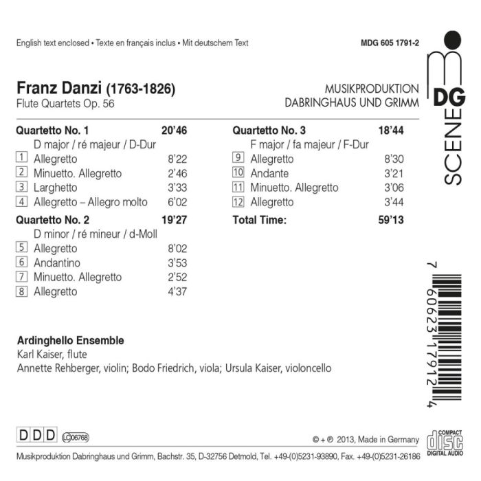 Danzi: Flute Quartets op. 56 - slide-1