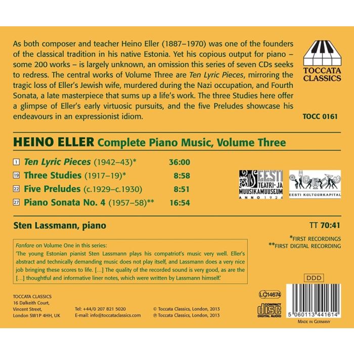 Eller: Complete Piano Music Vol. 3 - slide-1