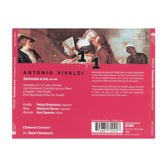 VIVALDI: Serenata a tre - slide-1