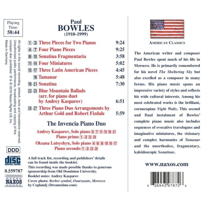 Bowles: Complete Piano Works Vol. 2 - slide-1