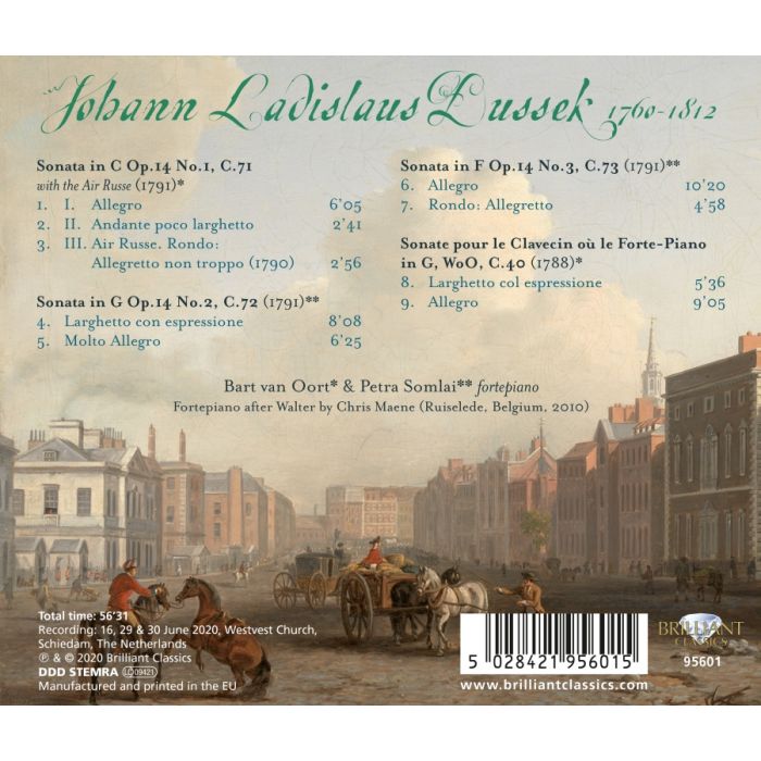 Dussek: Complete Piano Sonatas Vol. 9 - Op. 14, nos. 1 - 3 - slide-1