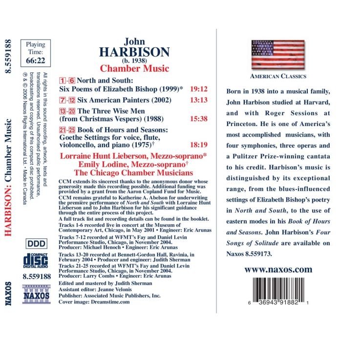 HARBISON: Chamber music - slide-1
