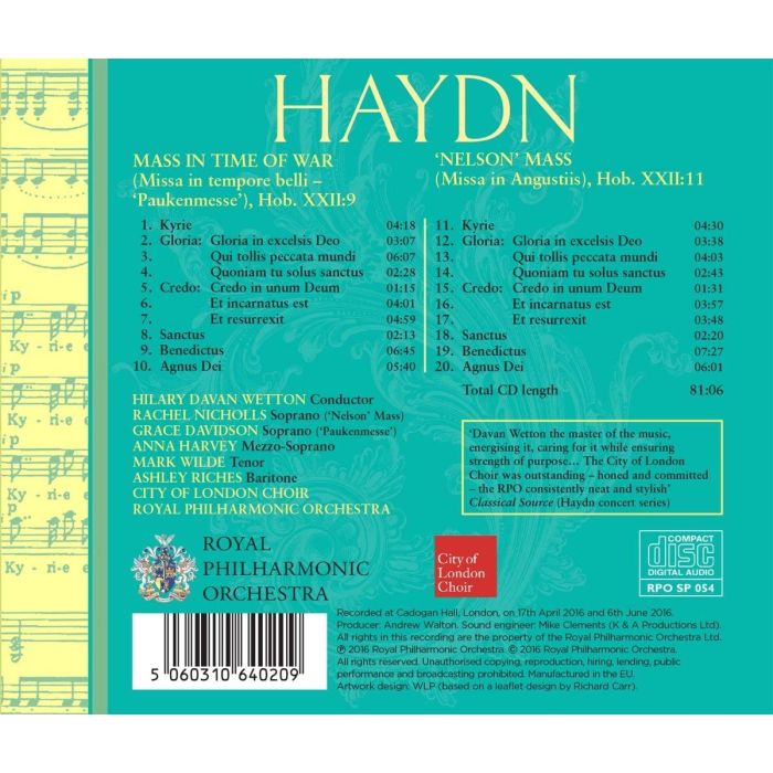 Haydn: Mass in Time of War (Paukenmesse) & Nelson Mass - slide-1
