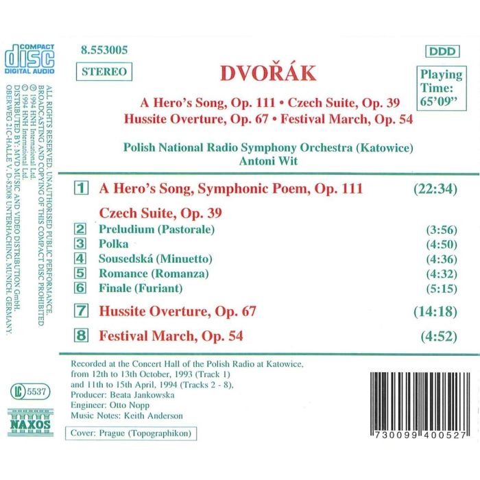 DVORAK: A Hero's Song - slide-1