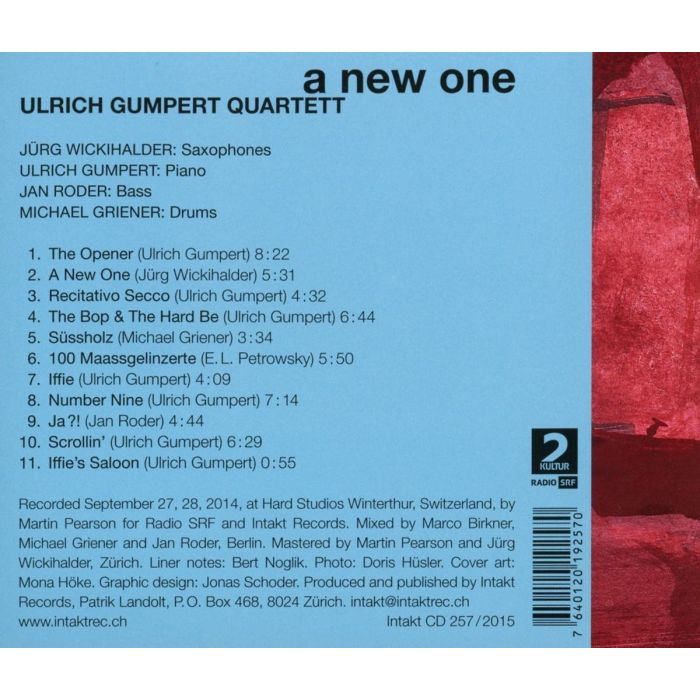 Ulrich Gumpert Quartett: A New One - slide-1