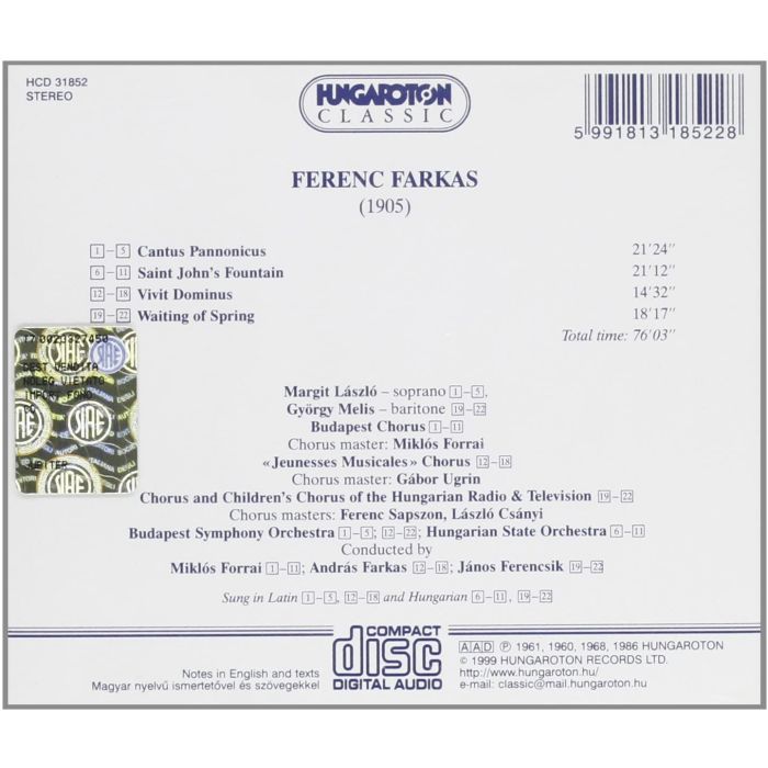 Farkas:Cantatas - slide-1