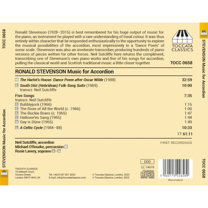 Stevenson: Music for Accordion - slide-1