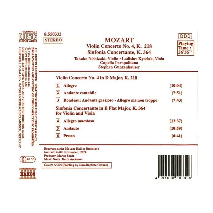 Mozart: Violin Concertos - slide-1