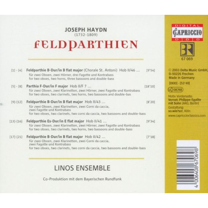 HAYDN: Feldparthien - slide-1