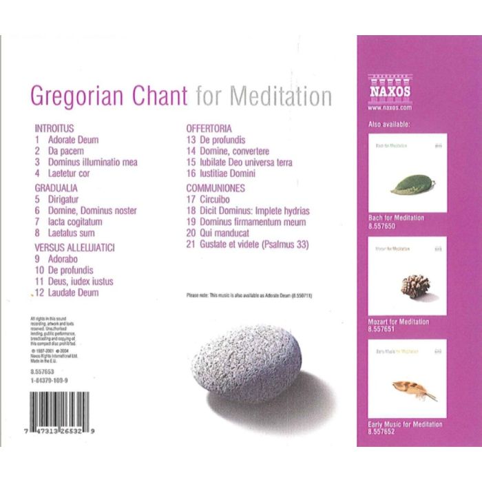 GREGORIAN CHANT FOR MEDITATION - slide-1