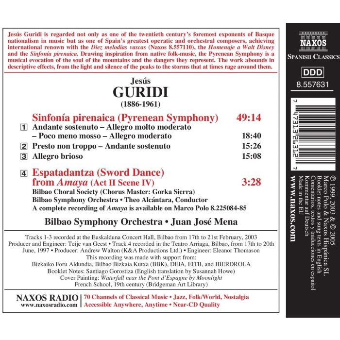GURIDI: Sinfonia Pirenaica - slide-1