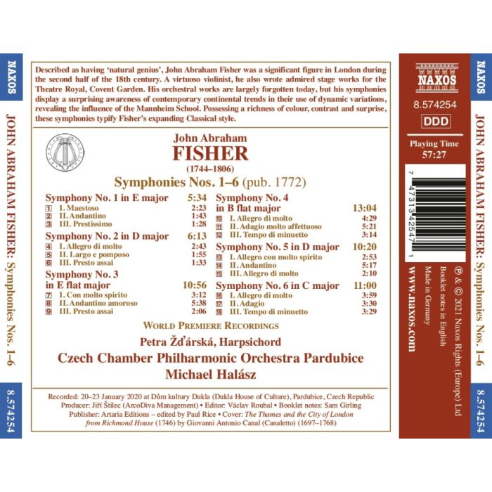 Fisher: Symphonies Nos. 1 - 6 - slide-1