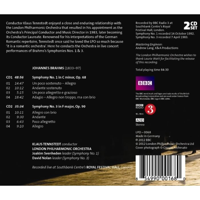 Brahms: Symphonies Nos. 1 & 3 - slide-1