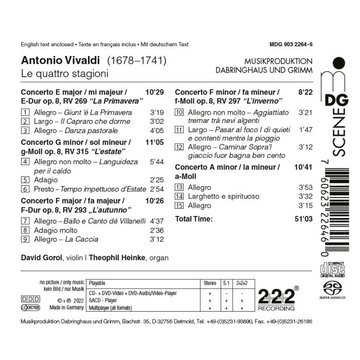 Vivaldi: The Four Seasons; Concerto A minor - slide-1