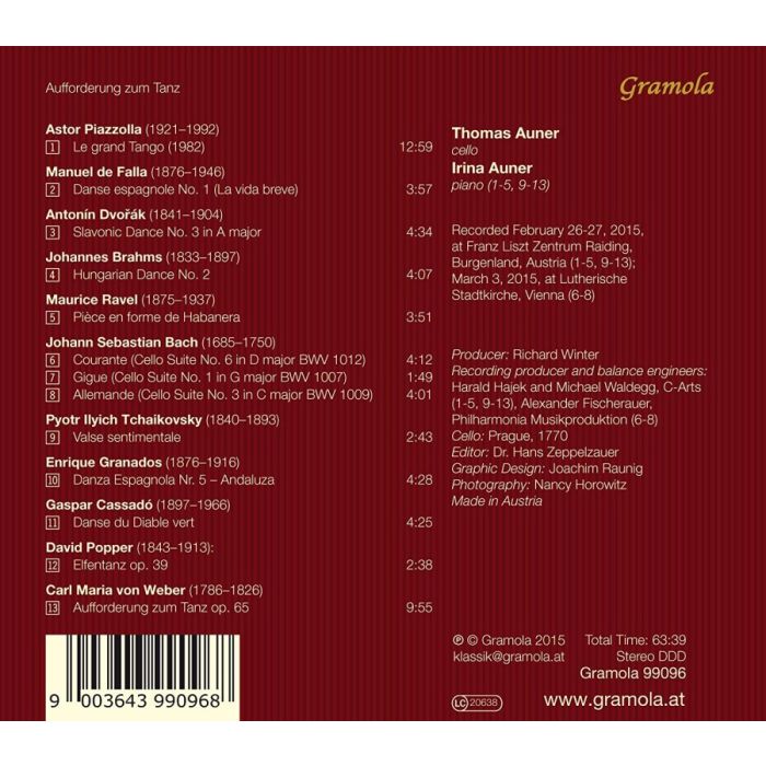 Aufforderung zum Tanz – Piazzolla; Falla; Dvorak; Brahms; Bach - slide-1