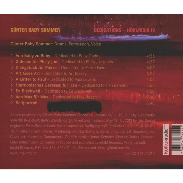 Günter Baby Sommer: Dedications - slide-1