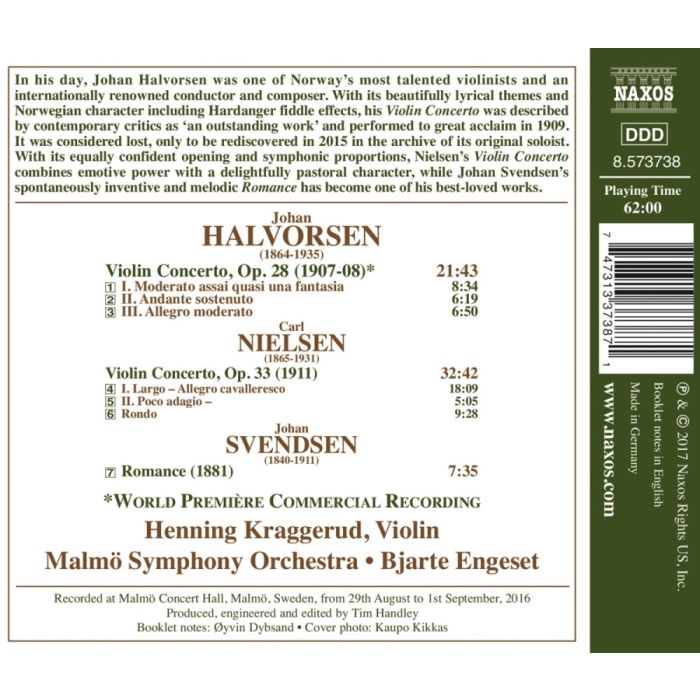 Halvorsen & Nielsen: Violin Concertos - slide-1