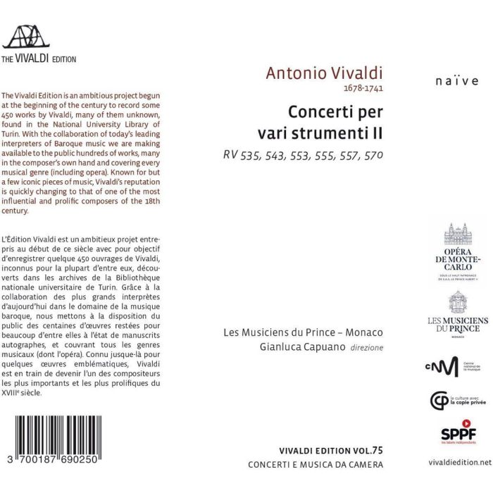 Vivaldi: Concerti per vari strumenti II - slide-1