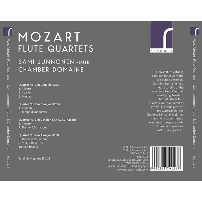 Mozart: Flute Quartets - slide-1