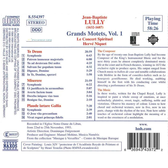 LULLY: Grands motets vol. 1 - slide-1