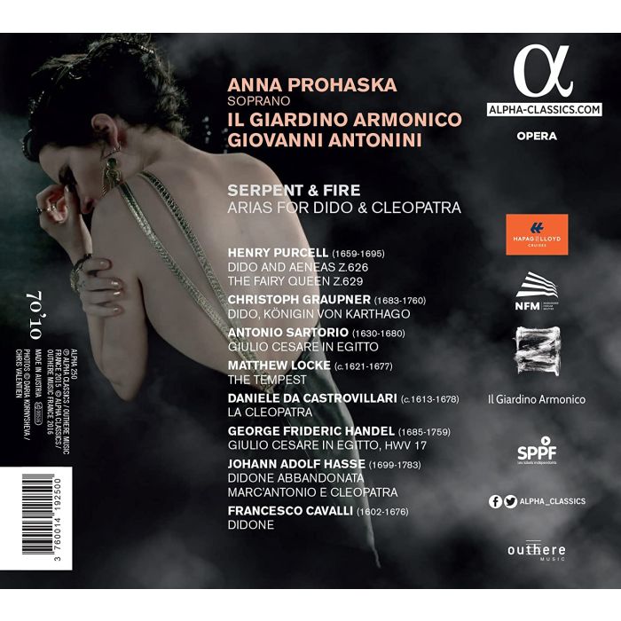 Serpent & Fire – Cavalli, Handel, Purcell, Hasse, Sartorio, Graupner - slide-1