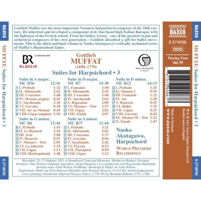 Muffat: Suites for Harpsichord 3 - slide-1