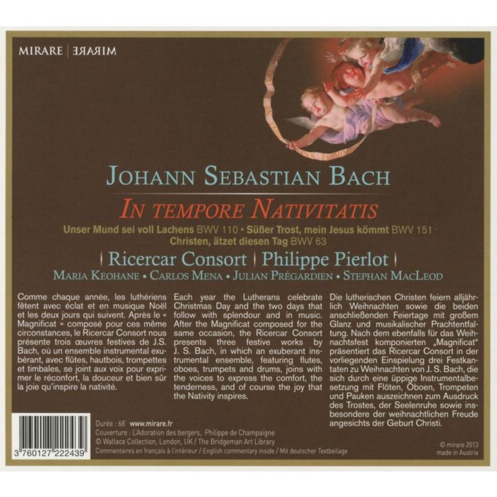 Bach: In Tempore Nativitatis, Christmas Cantatas BWV 110, 151, 63 - slide-1
