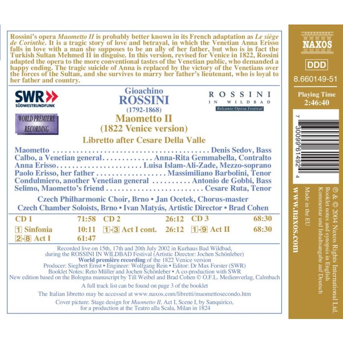 ROSSINI: Maometto II - slide-1
