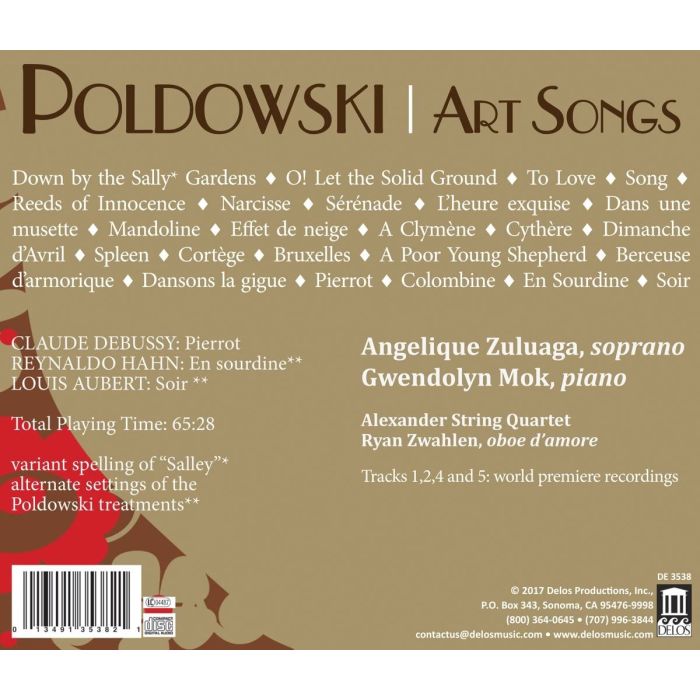 Poldowski: Art Songs - slide-1