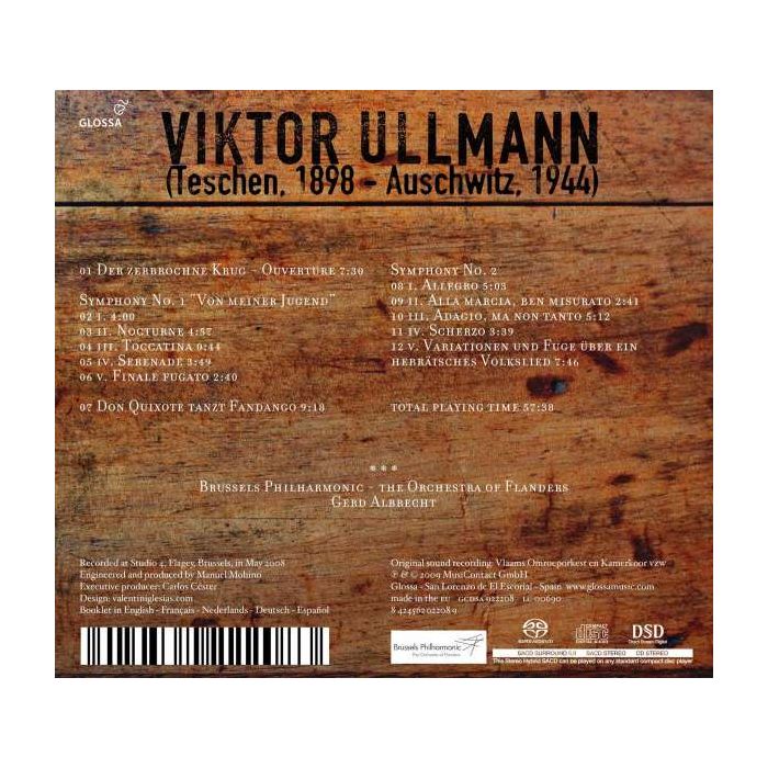 Ullmann: Symphonies Nos. 1 & 2 - slide-1