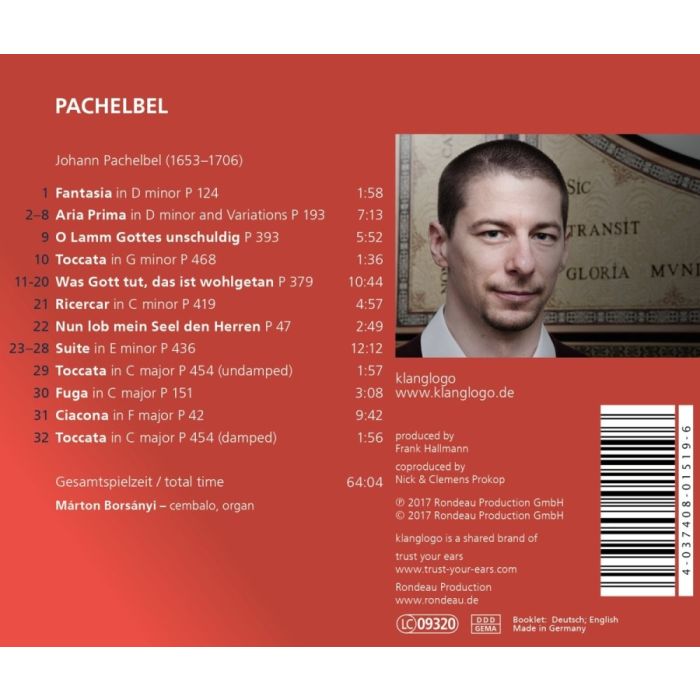 Pachelbel: Works for organ and harpsichord - slide-1