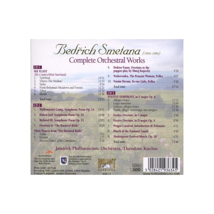 Smetana: Complete Orchestral Works - slide-1