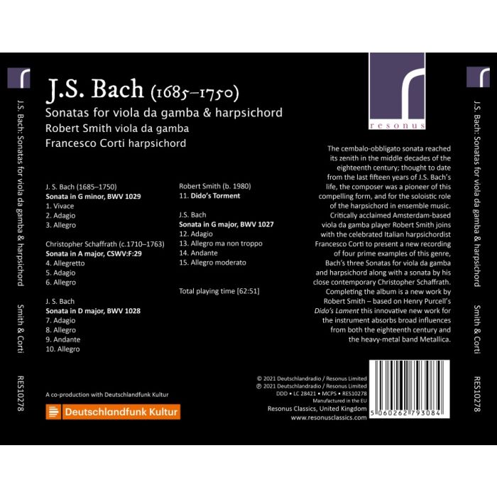 Bach: Sonatas for viola da gamba and harpsichord - slide-1