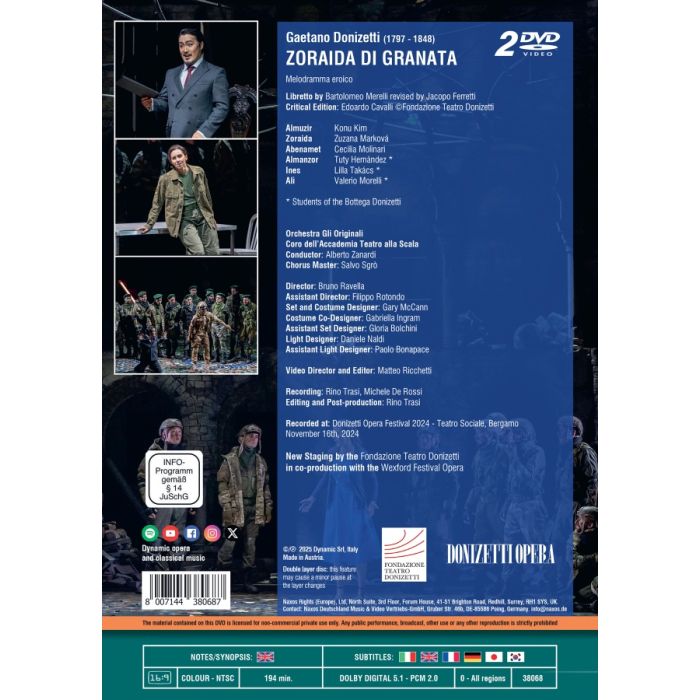 Donizetti: Zoraida di Granata (DVD) - slide-1