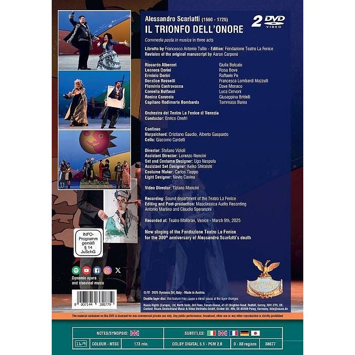 Scarlatti: Il Trionfo dell’Onore (DVD) - slide-1