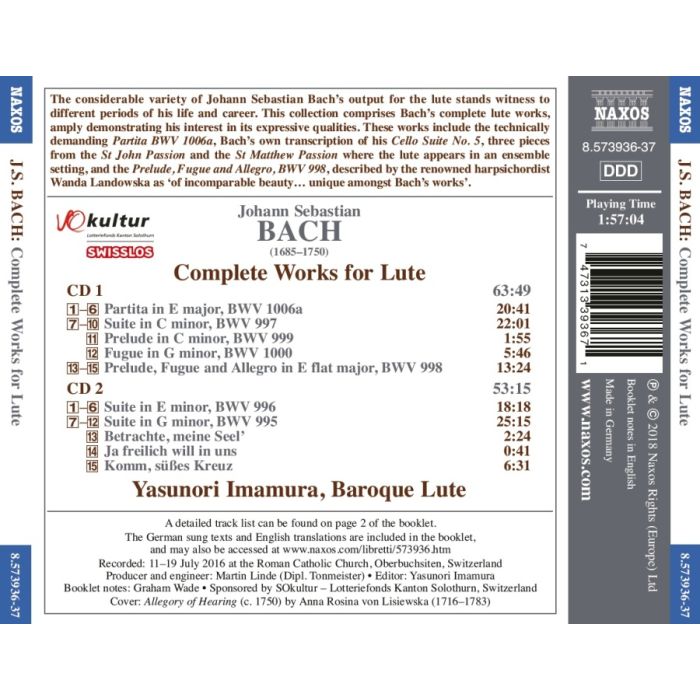 Bach: Complete Works for Lute - slide-1