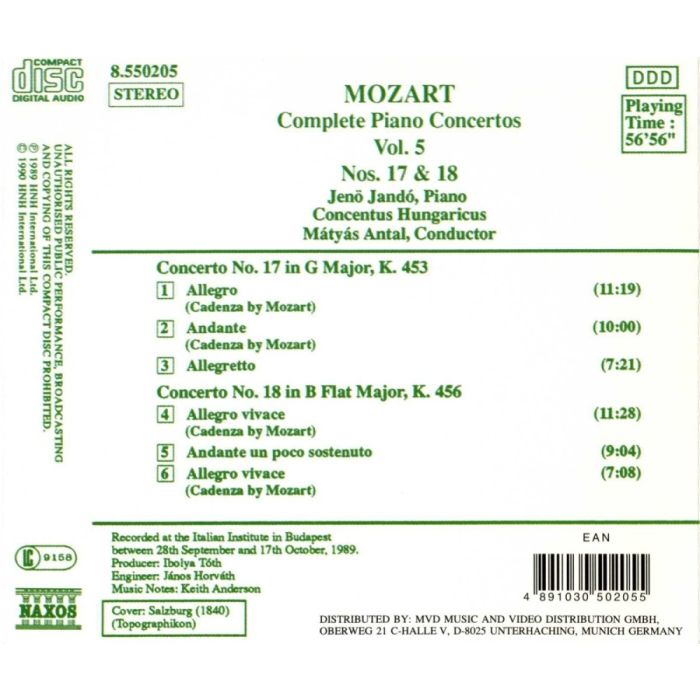 Mozart: Piano Concertos 17 & 18 - slide-1