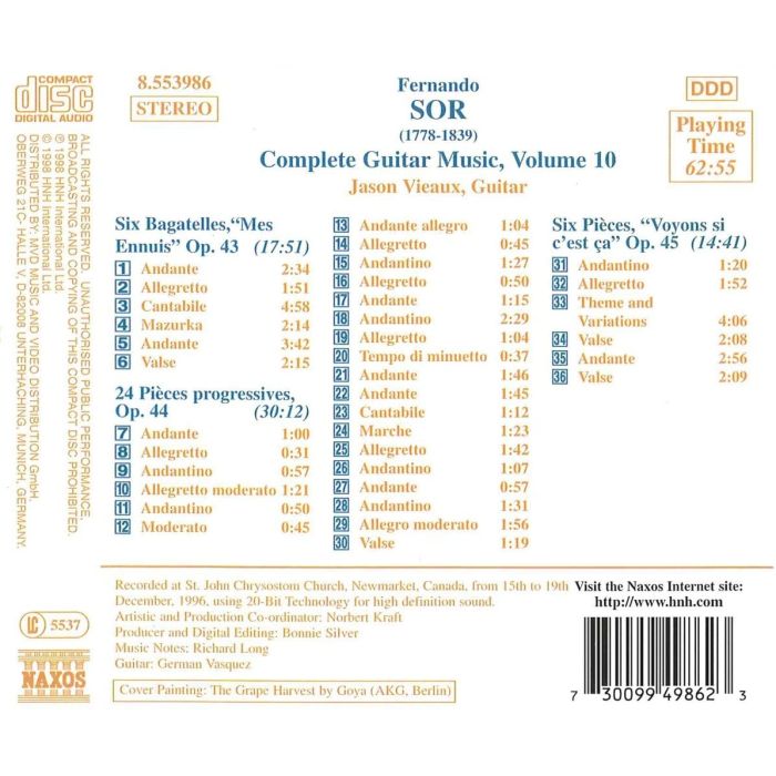 SOR: Guitar Music op.43, 44 - slide-1