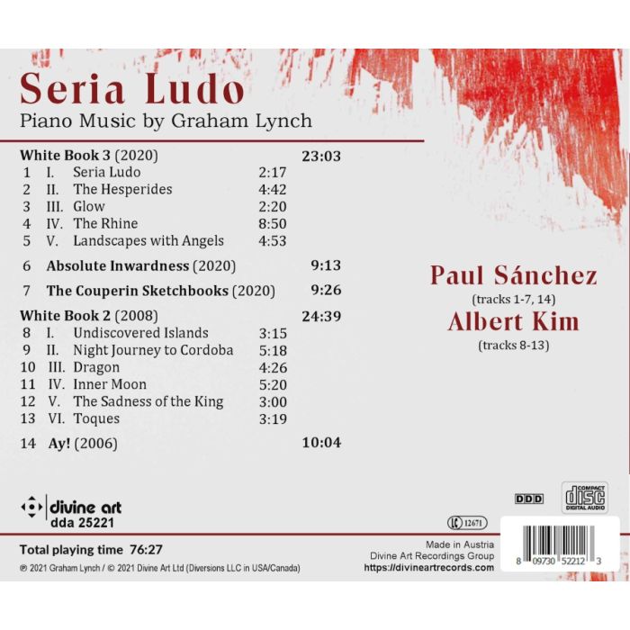Seria Ludo - Piano music by Graham Lynch - slide-1