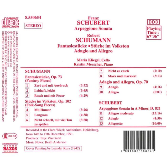 SCHUBERT: Arpeggione Sonata / SCHUMANN: Fantasiestücke - slide-1