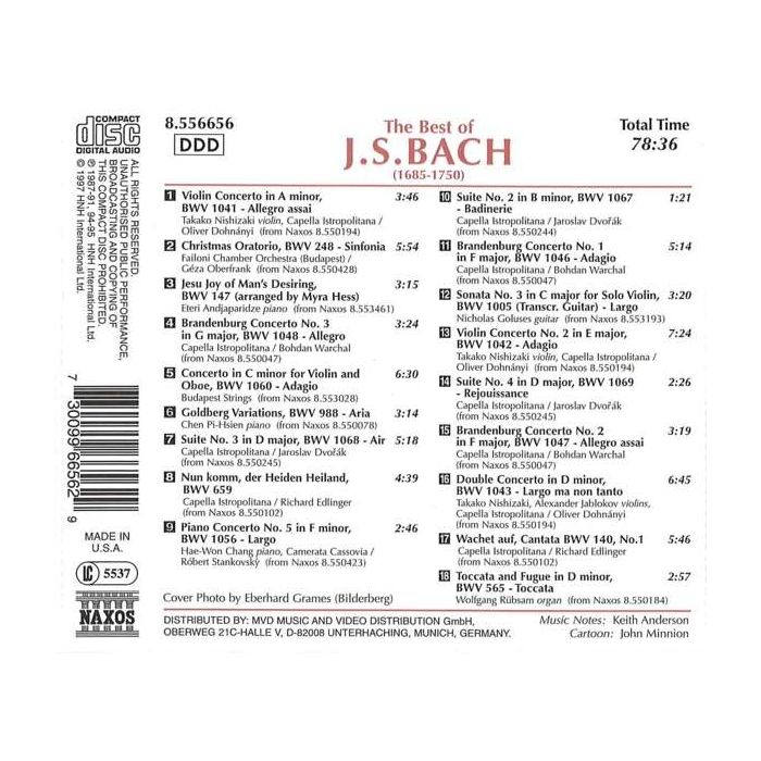THE BEST OF J.S BACH - slide-1