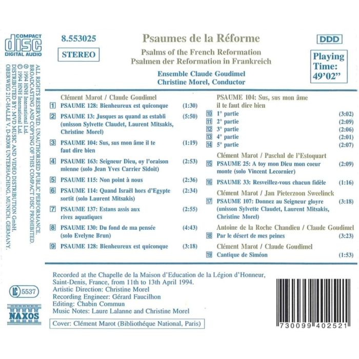 Psaumes de la Reforme - slide-1