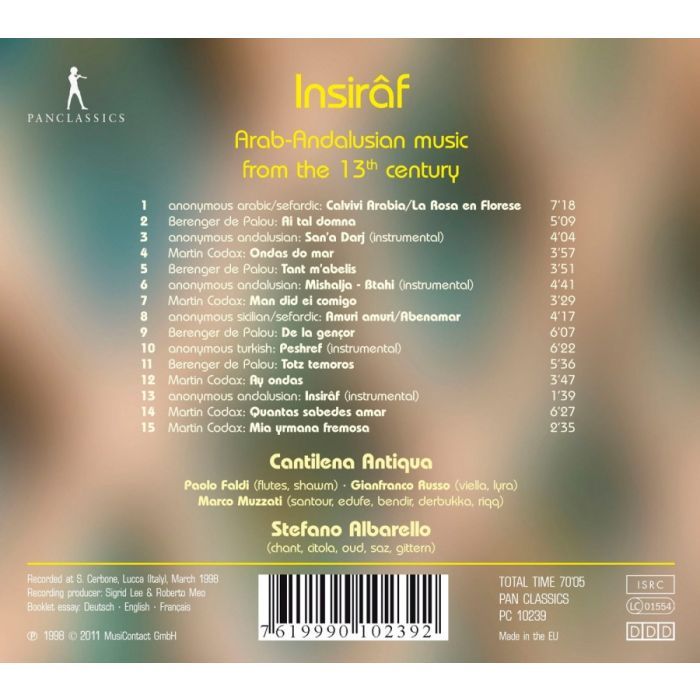 Insirâf - Arab-Andalusian Music from the 13th century - slide-1